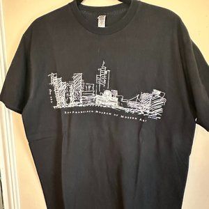 San Francisco Museum of Modern Art Black T-Shirt Size XL